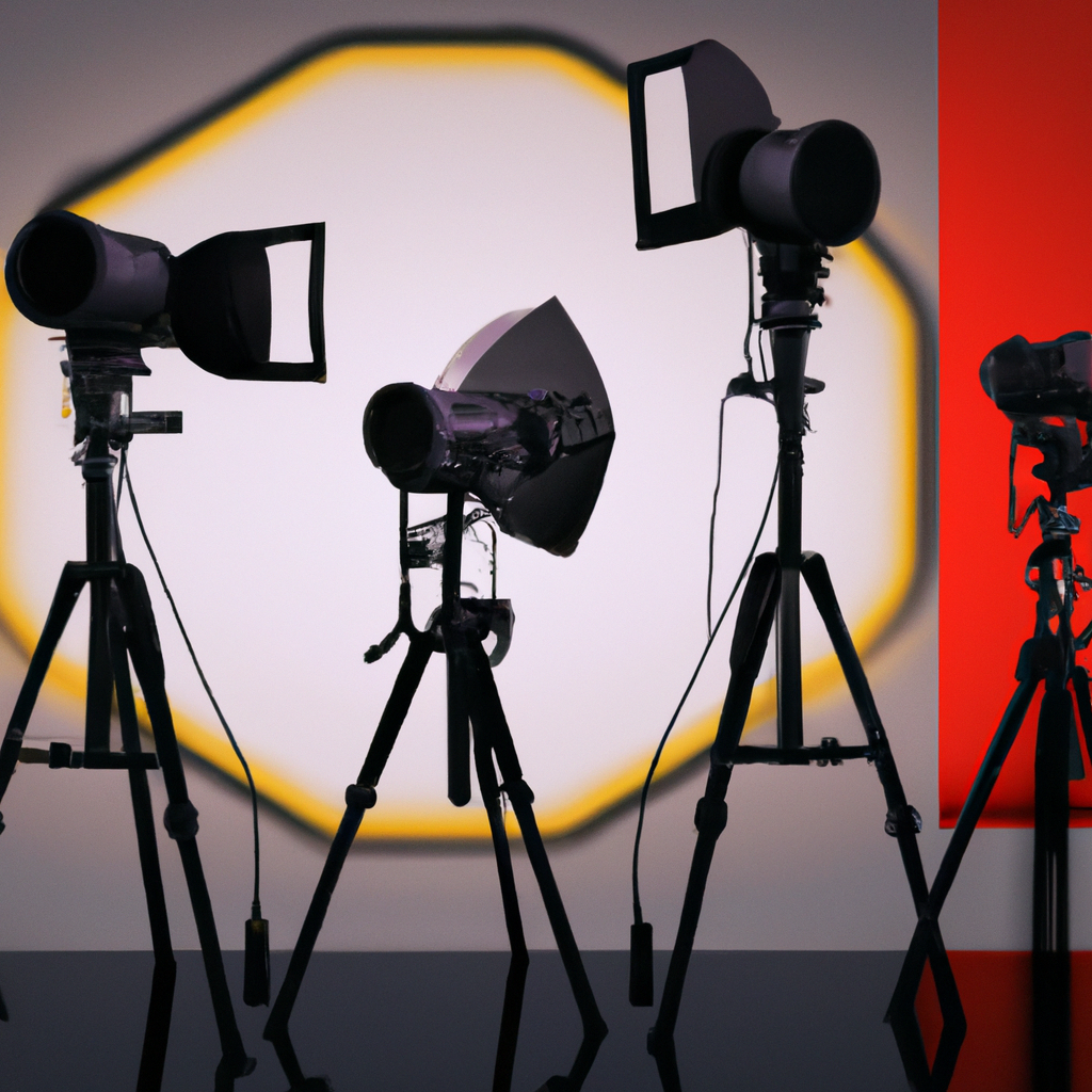 スタジオ内で打ち合わせをするチーム